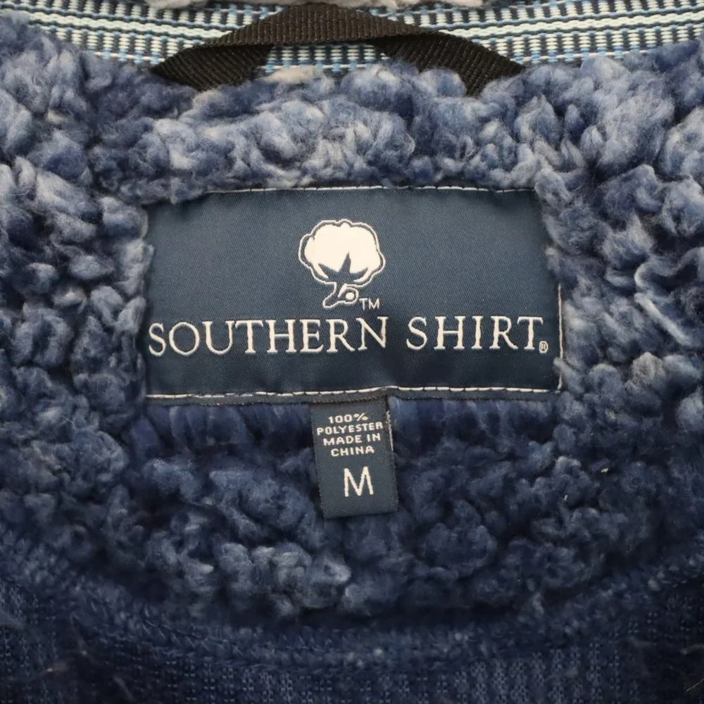 Southern Shirt Womens Medium Sherpa 1/4 Zip Pullover Sweater - Picture 5 of 6